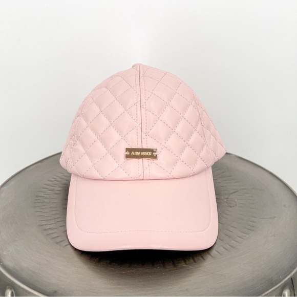 Alexia Admor Diamond Quilted Pleather Baseball Cap